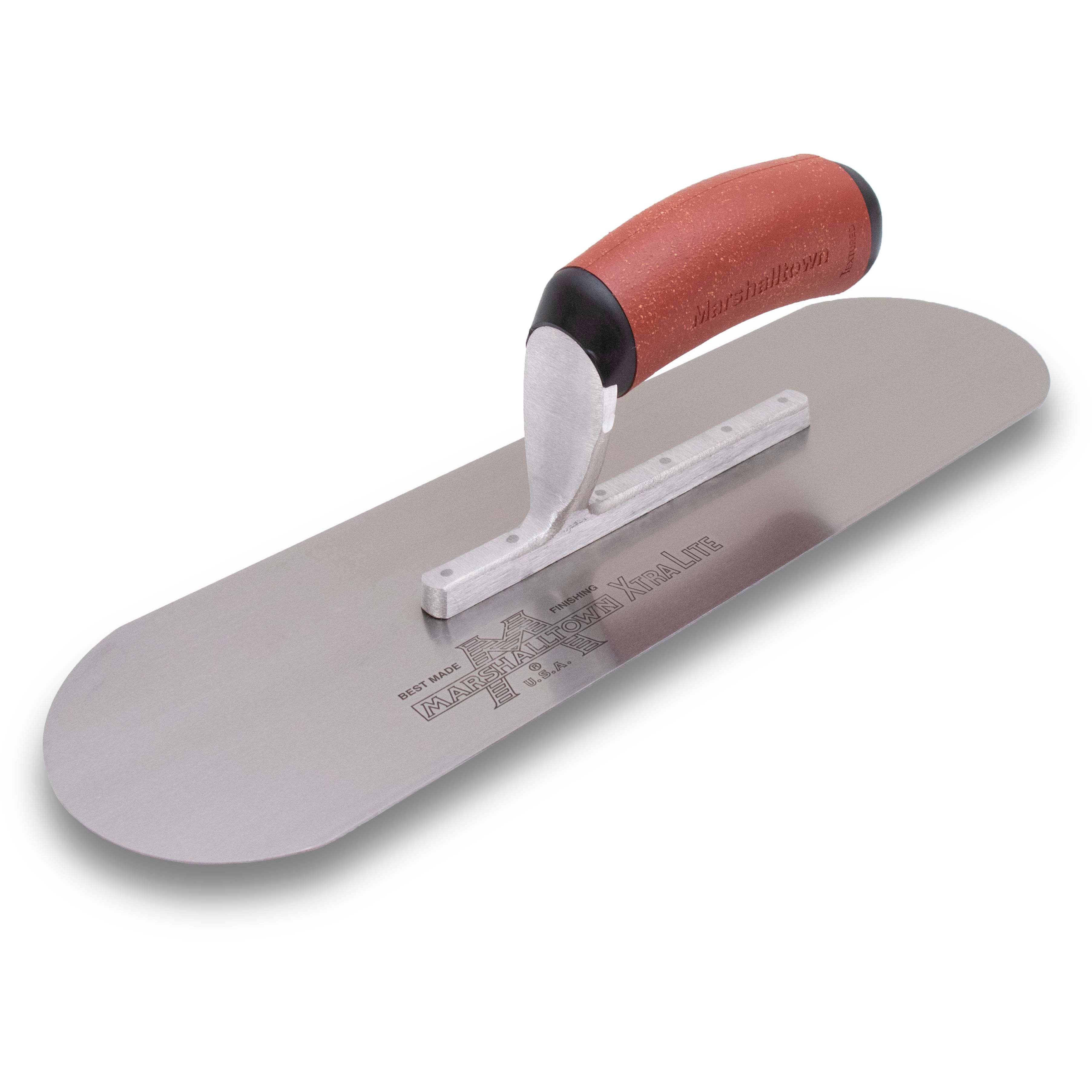Marshalltown SP225DC 22 x 5 Pool Trowel, 14 Rivets - DuraCork Handle