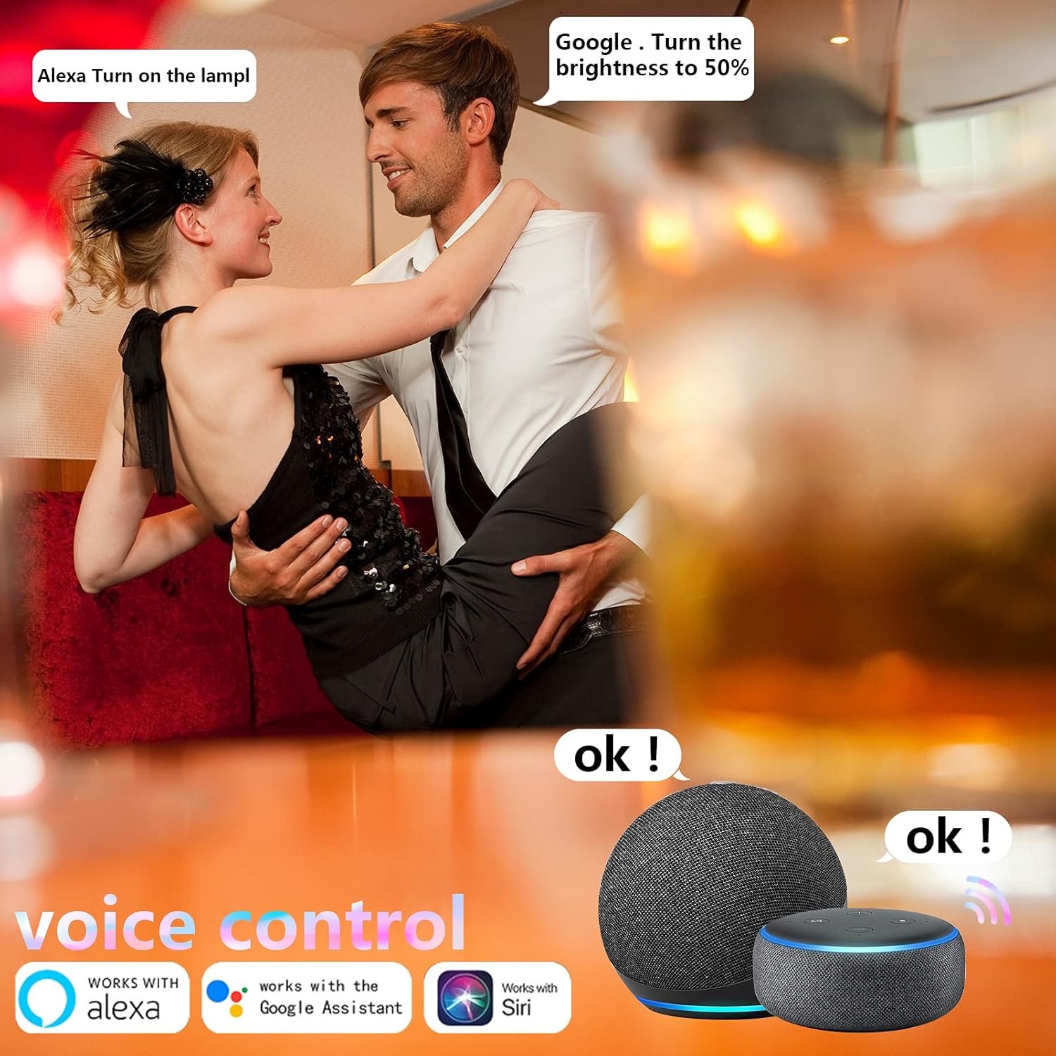 LED Recessed Lighting Slim 6Inch-4Pack - AIJIA Dimmable WiFi Smart Recessed Lighting, Led Downlight with Junction Box, APP Control 13W High Brightness Compatible with Alexa/Google - ETL,DLC,UL