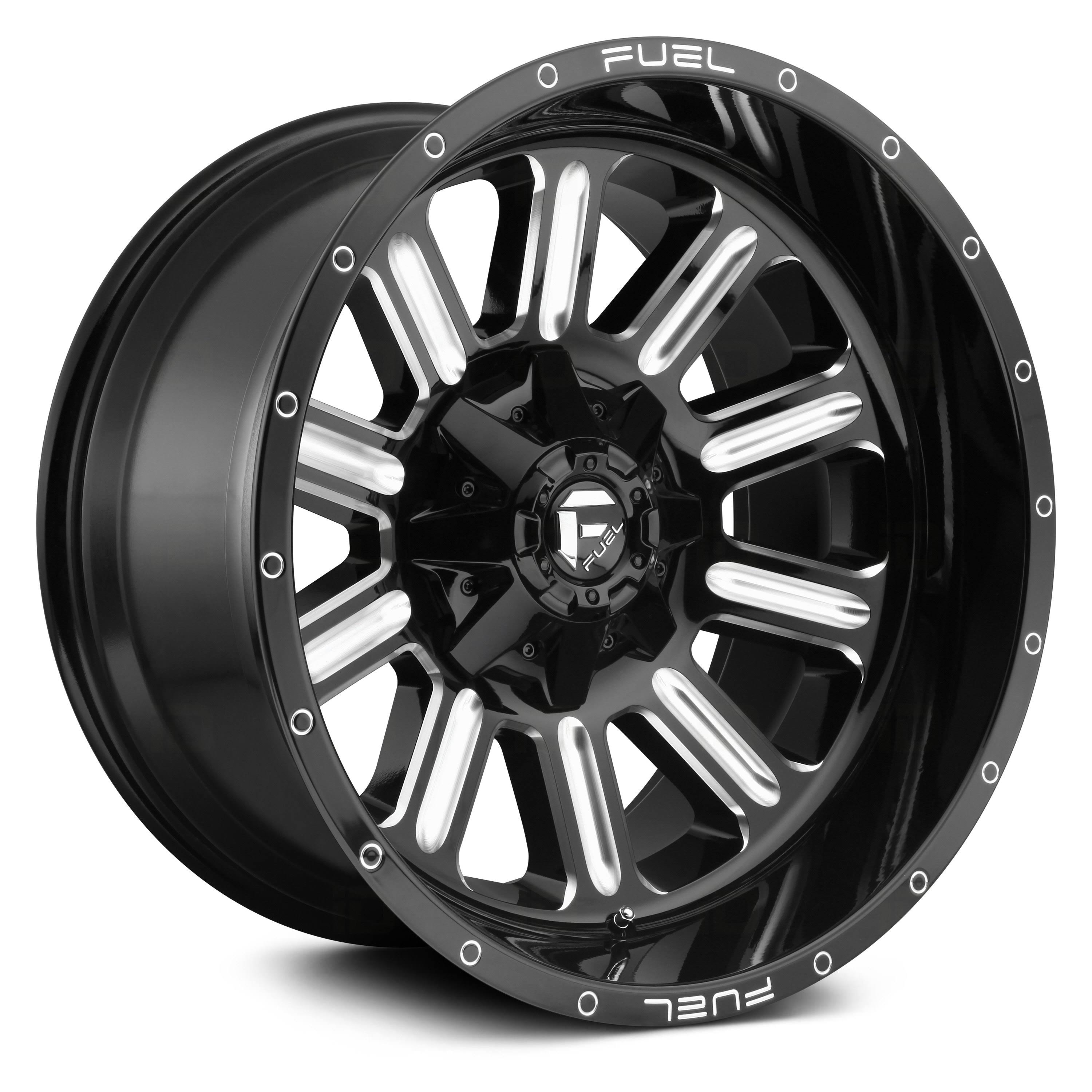 20x9 Fuel Offroad D620 Hardline Gloss Black Milled D62020902650