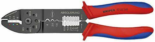 97 32 240 SB Crimping Pliers 9, 45x22 with Oval-Crimp in Blister Packaging