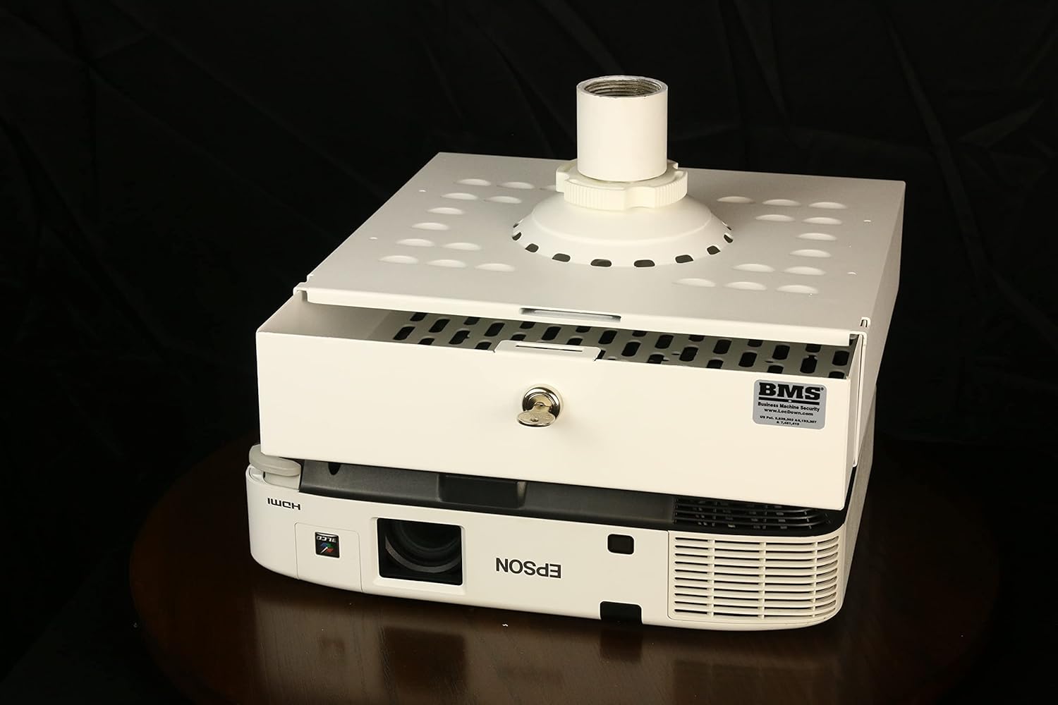 Anti-Theft Projector Mount with Case for Accessories LOC V