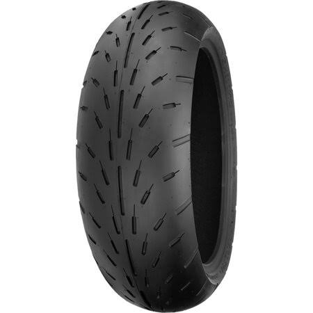 180/55zr-17 (73w) Shinko 003 Stealth Ultra Soft Rear Motorcycle Tire - Fits: Aprilia Caponord 1200 ABS 2014-2016, Black