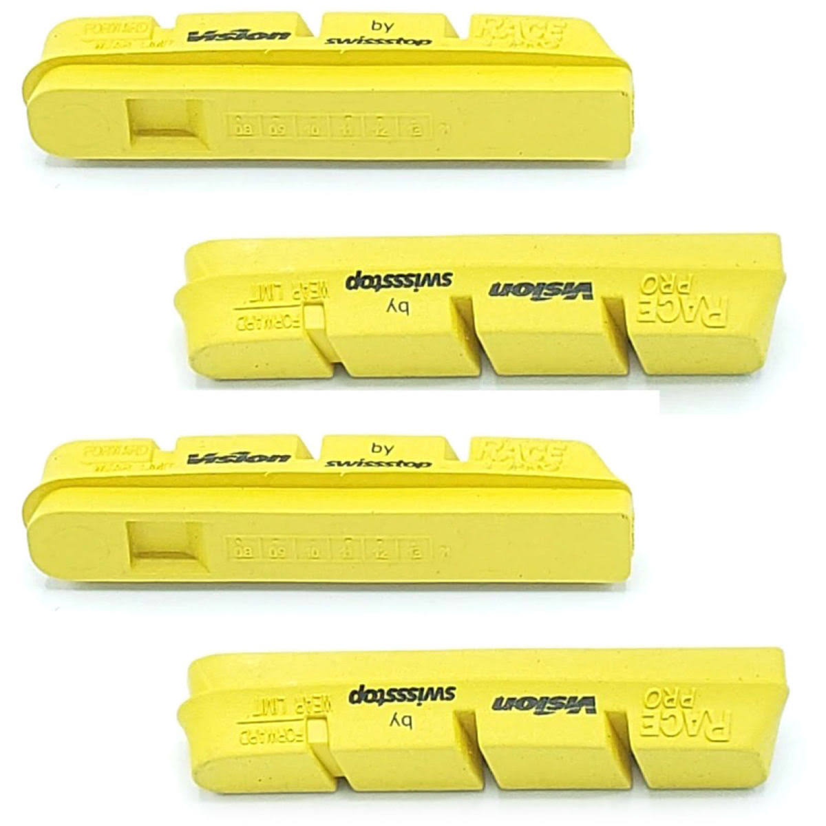 FSA Vision Carbon Brake Pads - Yellow - Black