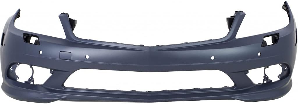 For Mercedes-Benz Bumper Cover C230/C250 2008-2011 Front | Primed | w/AMG Package | w/Headlight Washer & Parktronic Holes | CAPA | MB1000343 | 2048857825