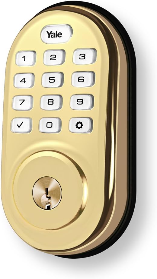 Yale Assure Lock - Touchscreen Keypad Door Lock in Black