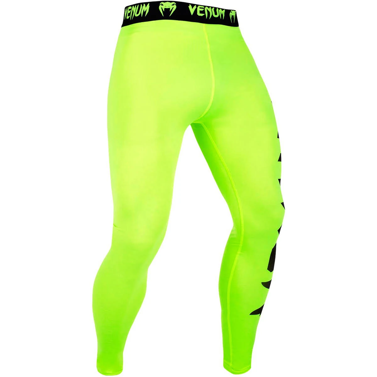 Venum Giant Dry Tech MMA Compression Spats - Small - Neon Yellow/Black