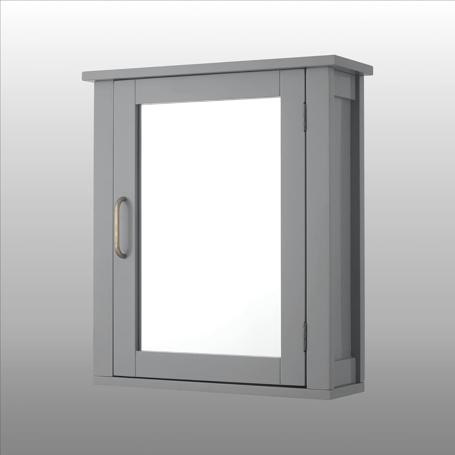 Teamson Home Mercer Detachable Bathroom Cabinet, Grey Pack of 2