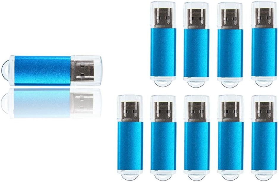Thumb Drive 32GB USB 3.0 Flash Drives 10 Pack Memory Stick Metal 32 GB Pen Drive Bulk Jump Drives High Speed for Data Storage Pendrive 10 Assorted Colors Zip Drives by FEBNISCTE Pack of 2