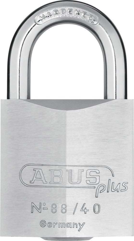 Abus Plus 88 Series Brass Padlock 40mm, Keyed Different Pack of 2