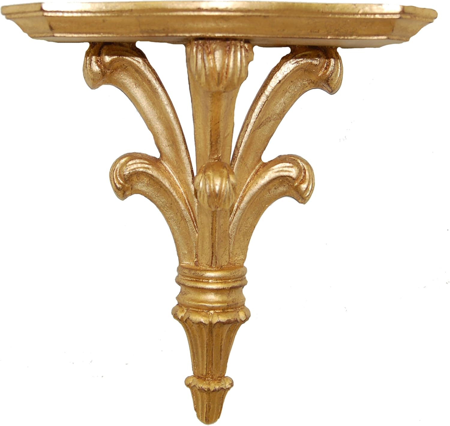 Hickory Manor House Prince William Bracket Decor with Gold Leaf