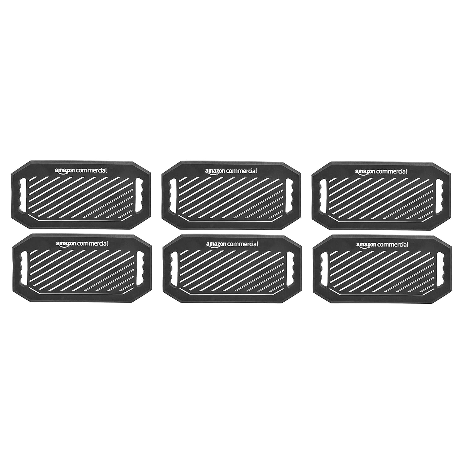 AmazonCommercial Foam Kneeling Pad, 11.5 in, Black, 6 pcs Pack of 2