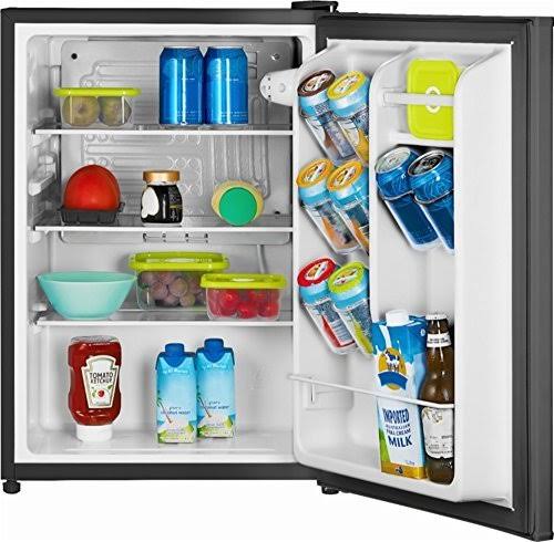 Insignia - 2.6 Cu. ft. Mini Fridge (NS-CF26BK9) Black - New