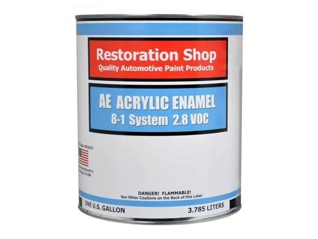 Sterling Silver Metallic Acrylic Enamel Single Stage Car Auto Paint Gallon Kit - Restoration Shop