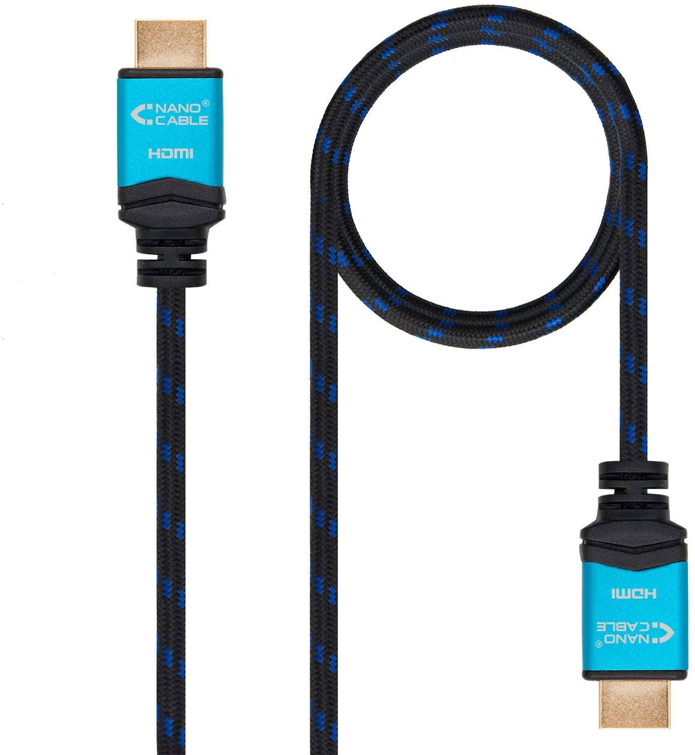 HDMI Cable TooQ 10.15.37 V2.0 Black Blue 10 M