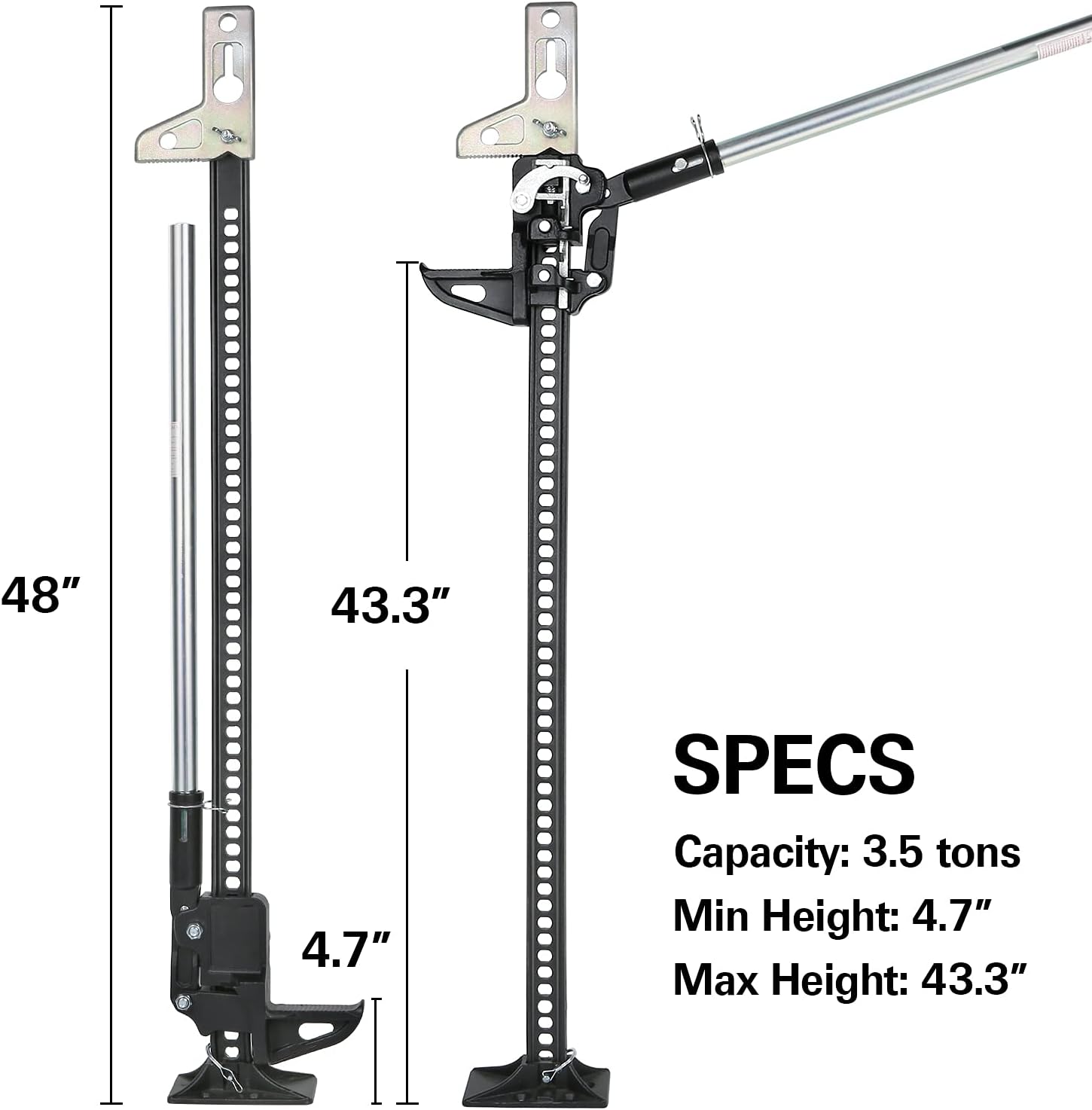 WEIZE X-TREME Farm Jack, 48