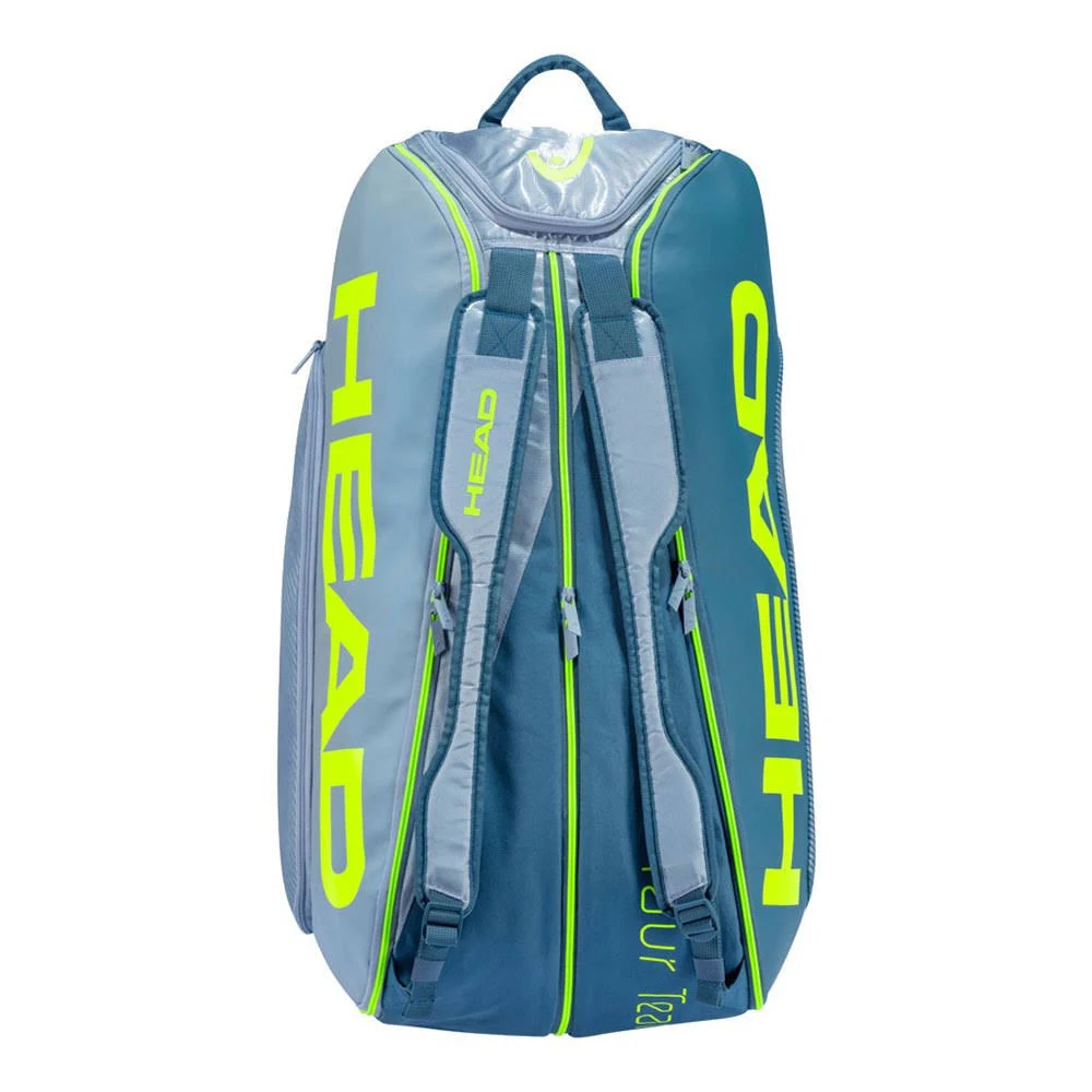 Head Tour Team Extreme Monstercombi 12 Pack Racquet Bag (Yellow/Grey)
