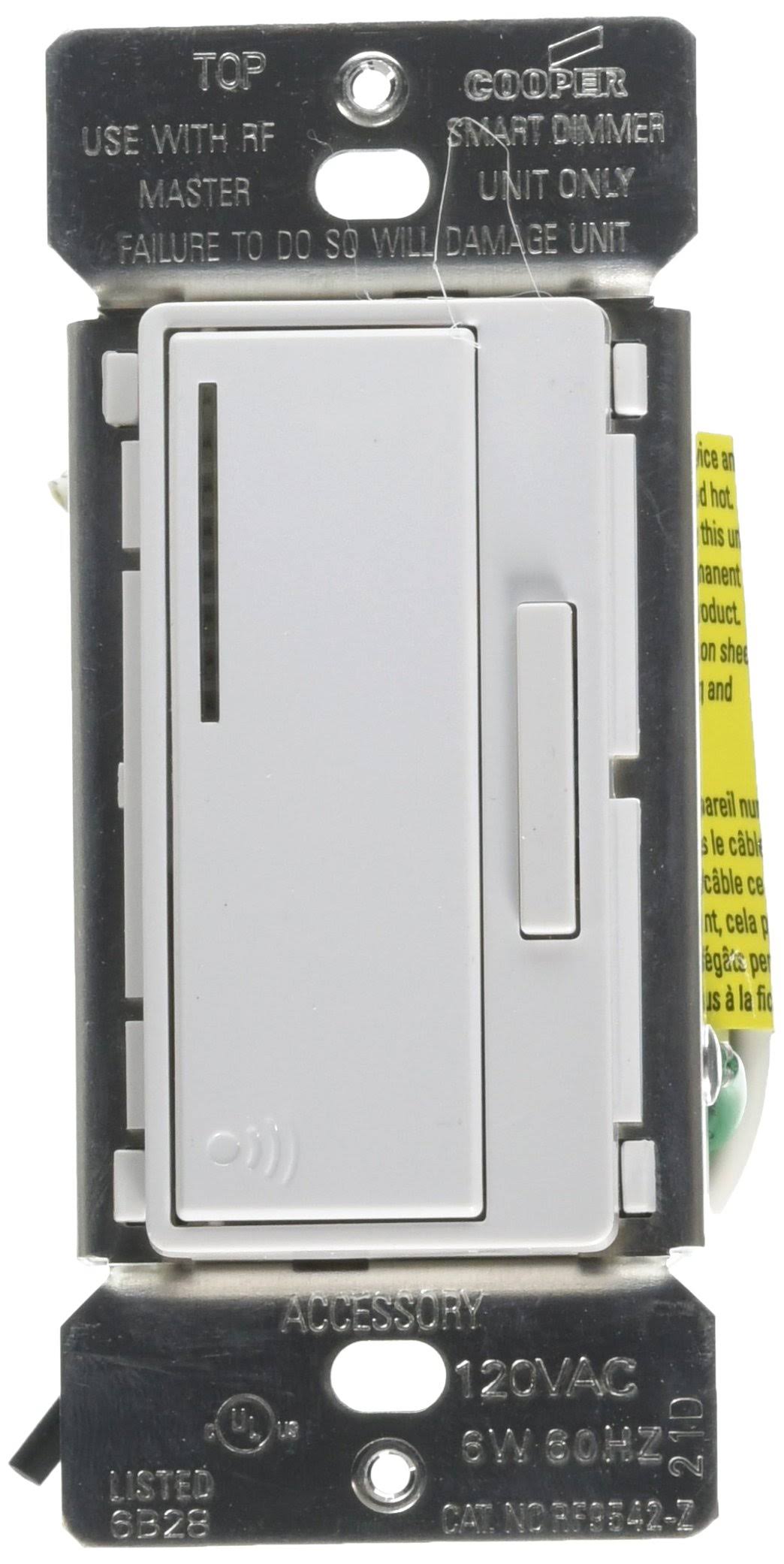 Eaton RF9542-ZDW Z-Wave Smart Accessory Dimmer, White