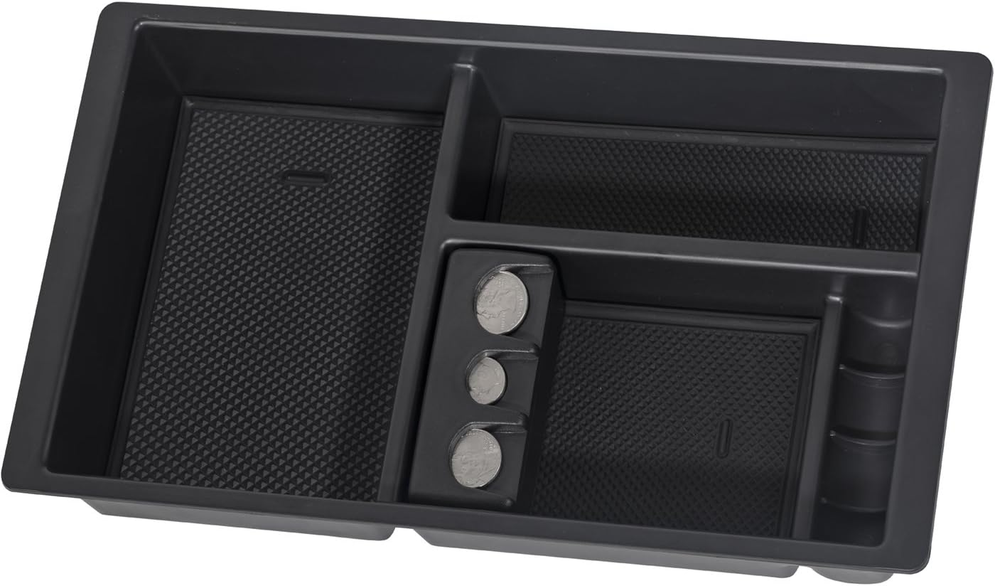 OxGord Center Console Insert Organizer Tray for 14-19 Silverado, Tahoe, Suburban, Sierra, Yukon - Aftermarket Part Replaces 22817343