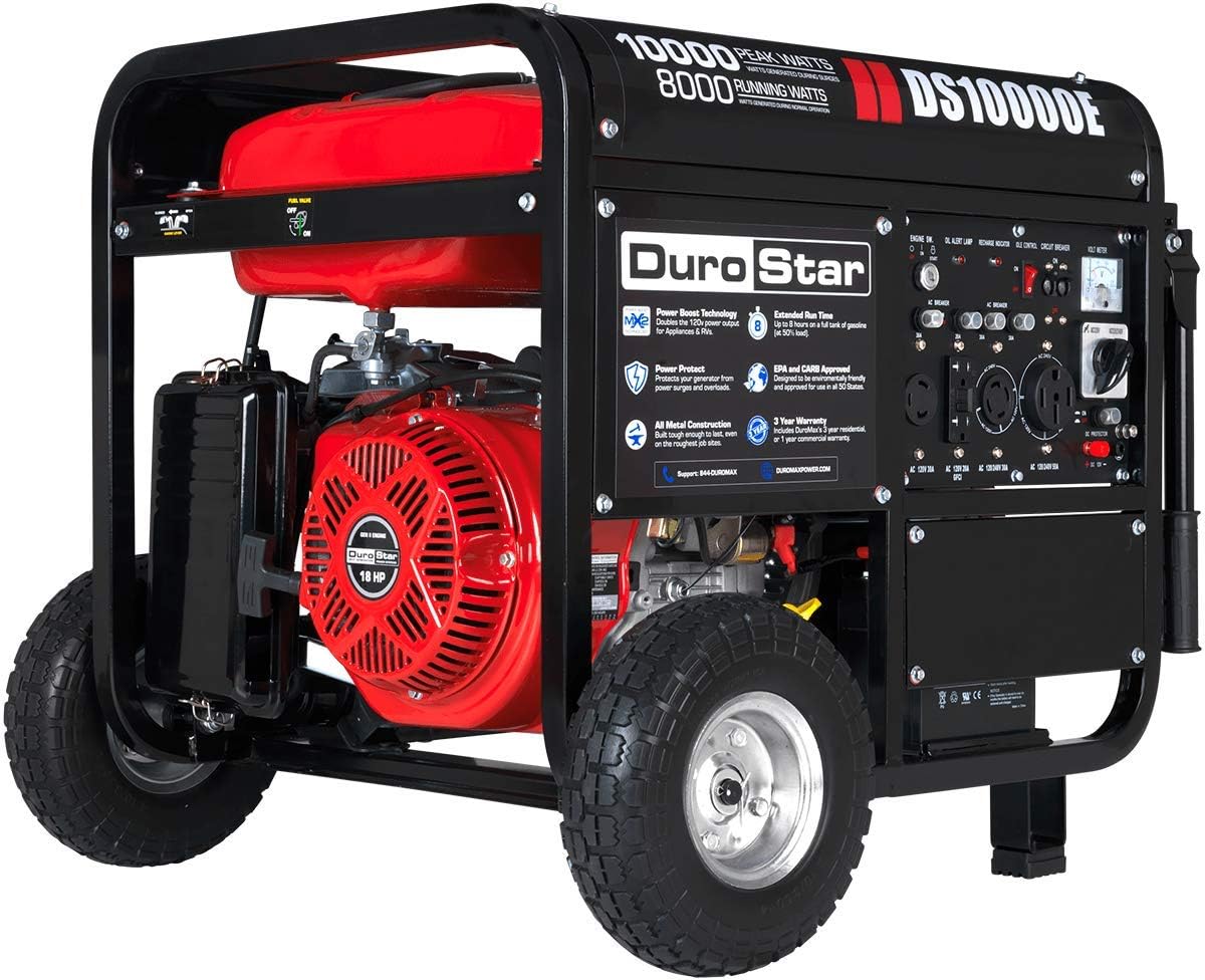 DuroStar DS4000S Portable Generator, Yellow/Black