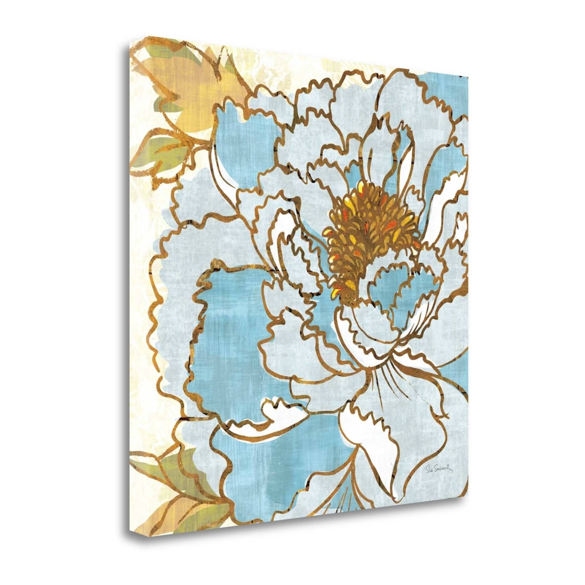 20x22 x 20x22 Camilles Peony II by Sue Schlabach Fine Art Giclee Print