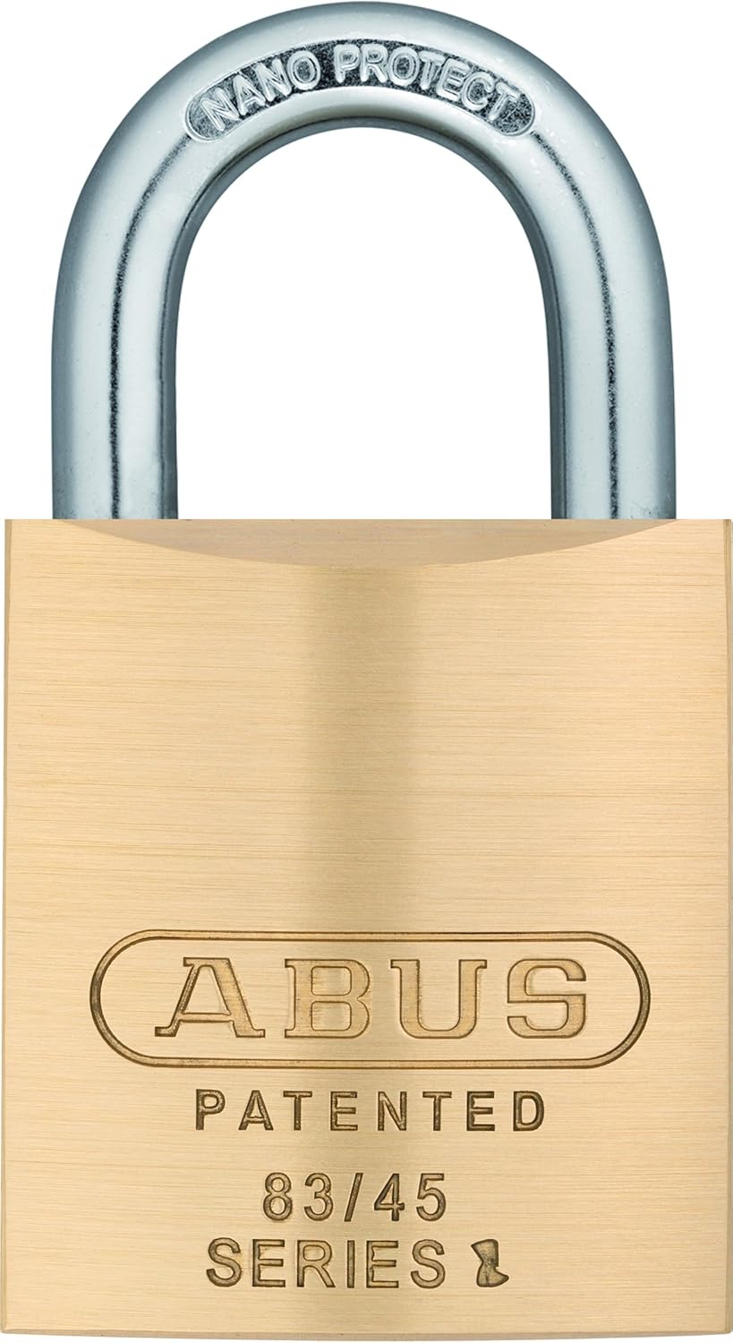 ABUS 80015 Rekeyable Steel Keyed Different Padlock Pack of 2