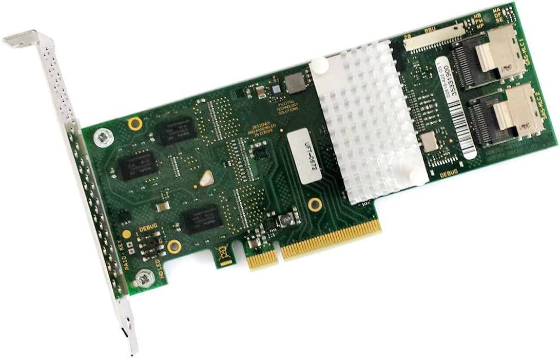 Cablecc PCI-E to D2616-A12 LSI 9261-8i SATA/SAS Raid 6Gbs 512MB Cache SFF-8087 6Gb RAID0.1.5.6 PCI-E 2.0 X8 Controller Card with Bracket