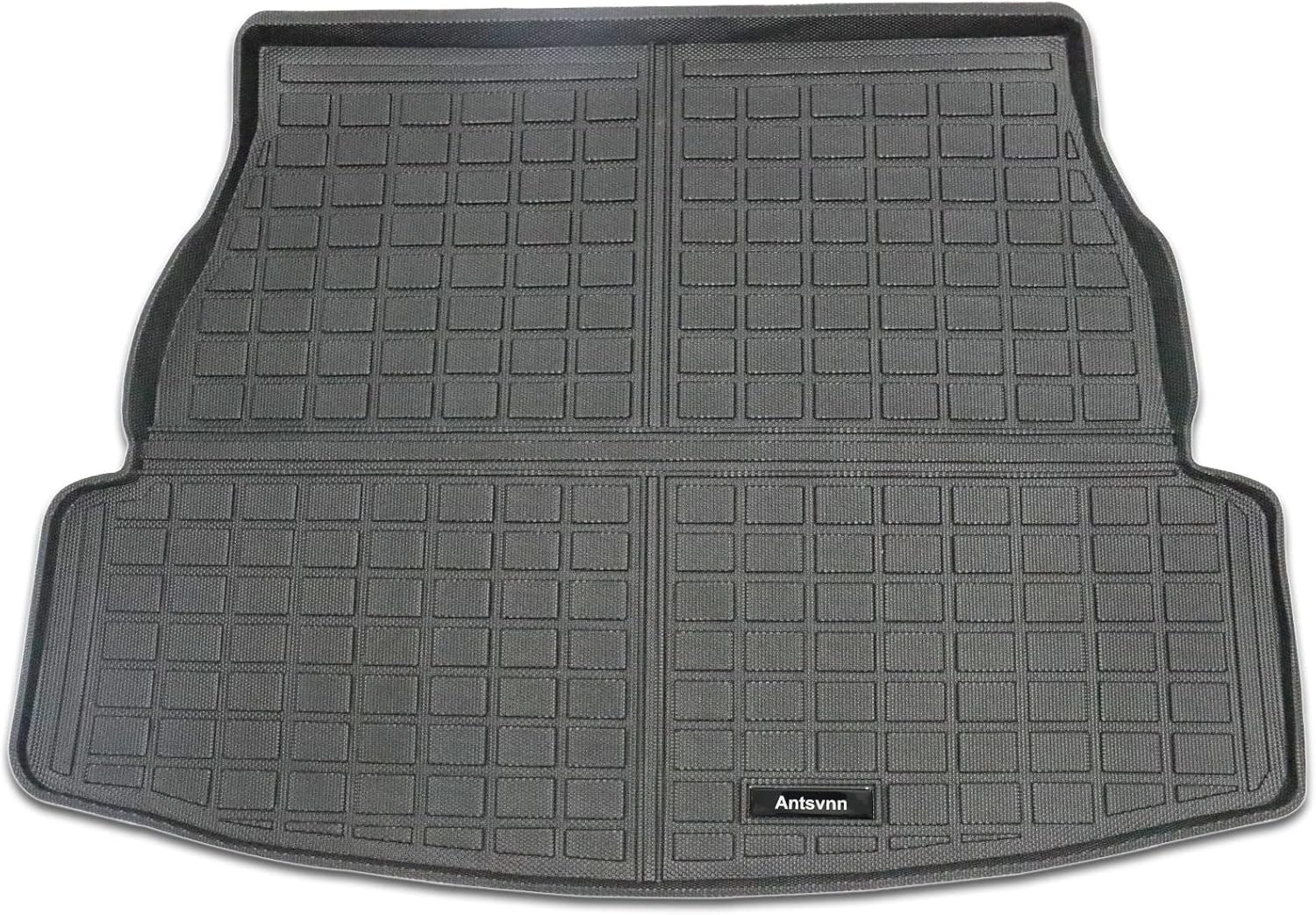 Antsvnn Cargo Liner Compatible for 2019 2020 2021 Toyota RAV4 All-Weather Rubber Protection Waterproof Durable Odorless Black Rear Trunk Mats