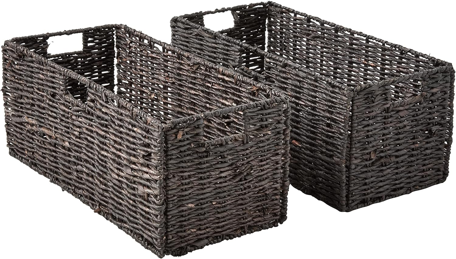 Winsome Capri Granville, 2 Large Basket, Chocolate Pack of 2