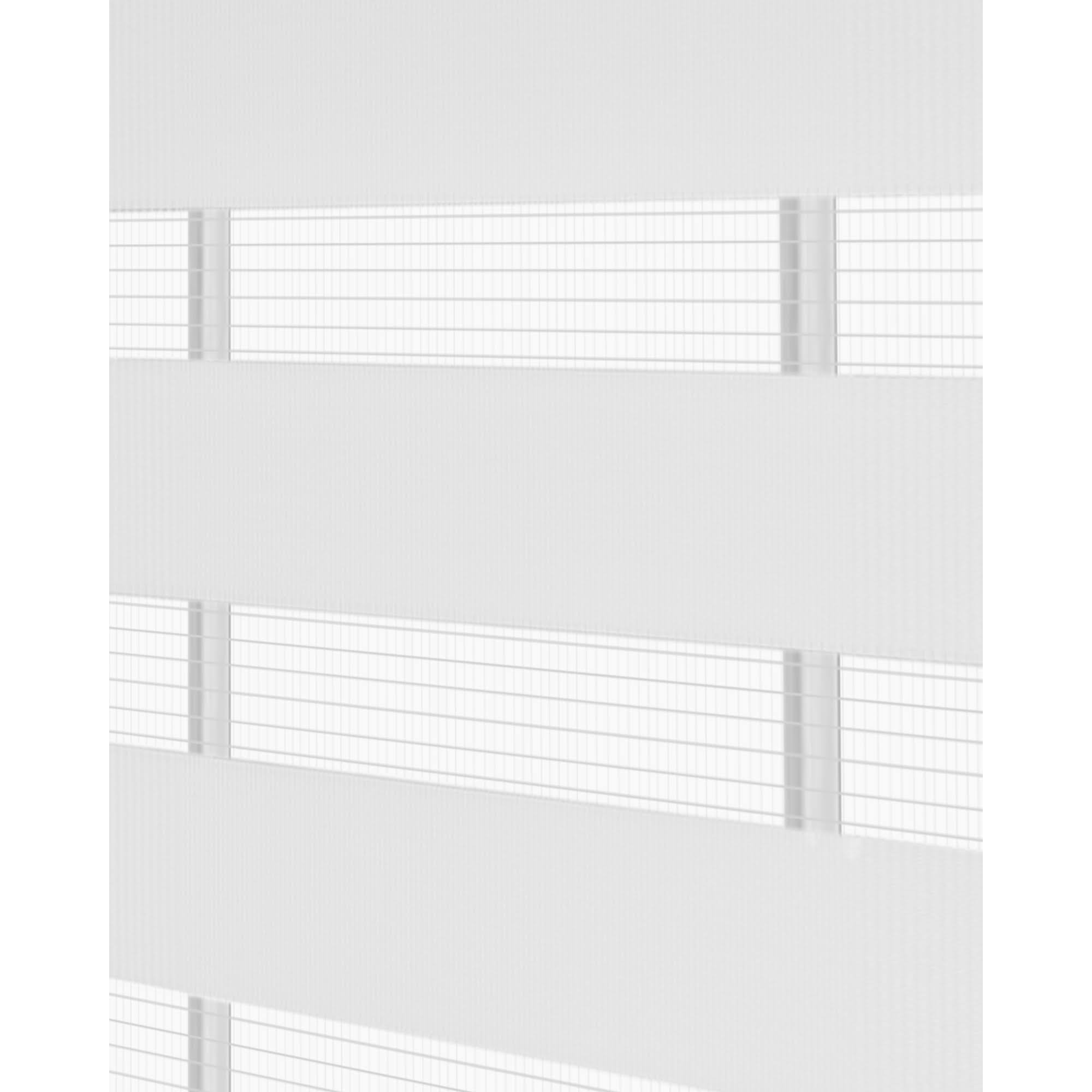 Achim Cordless Celestial Sheer Double Layered Shade White