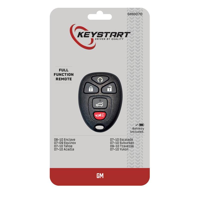 Duracell GM007D Panic Keyless Entry Remote