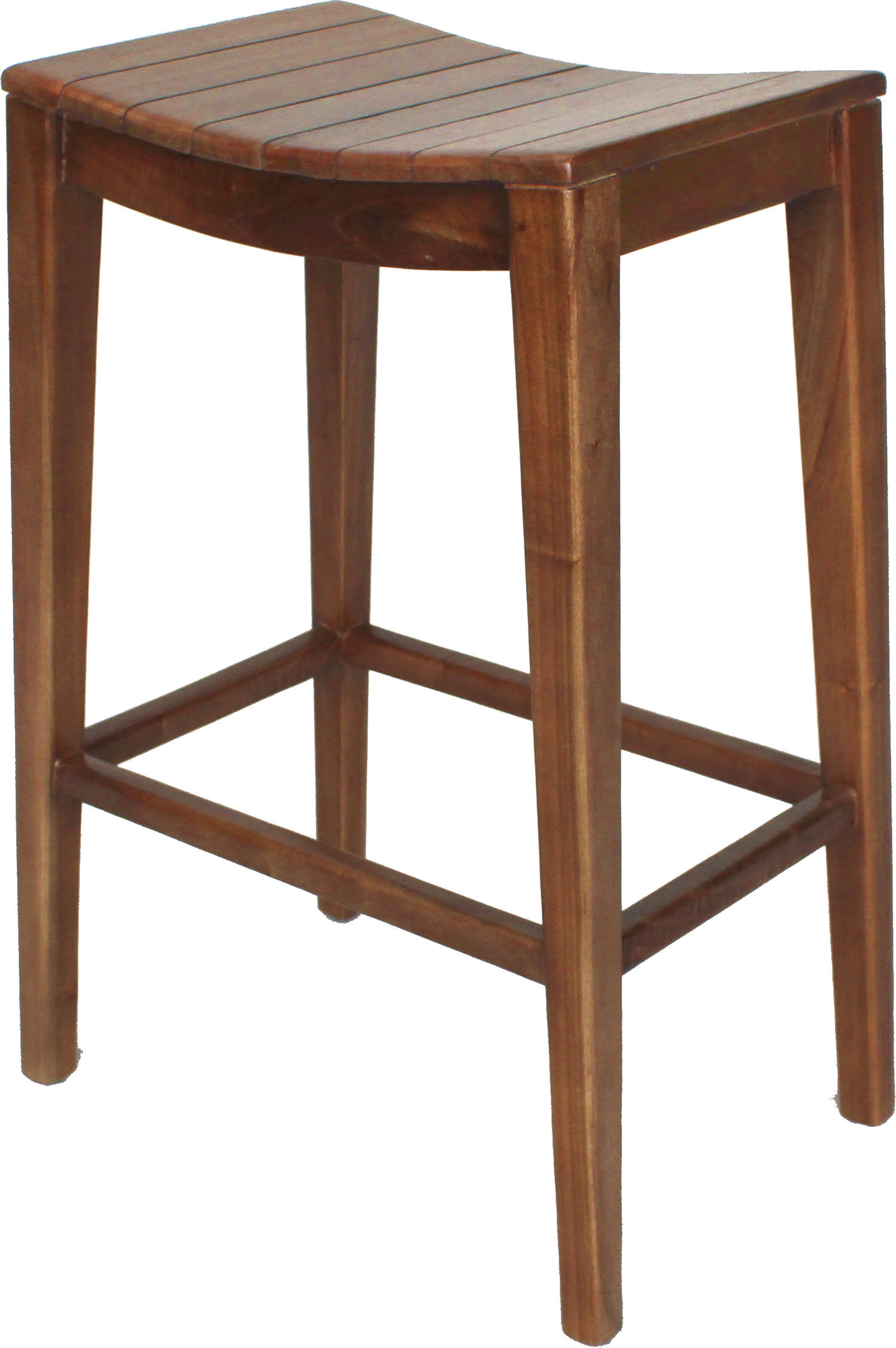 New Pacific Direct Elmo Wooden Bar Stool, Amber