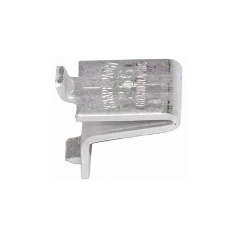 Knape and Vogt 256b 3/4 inch Long Shelf Support Bracket - Zinc, Gray