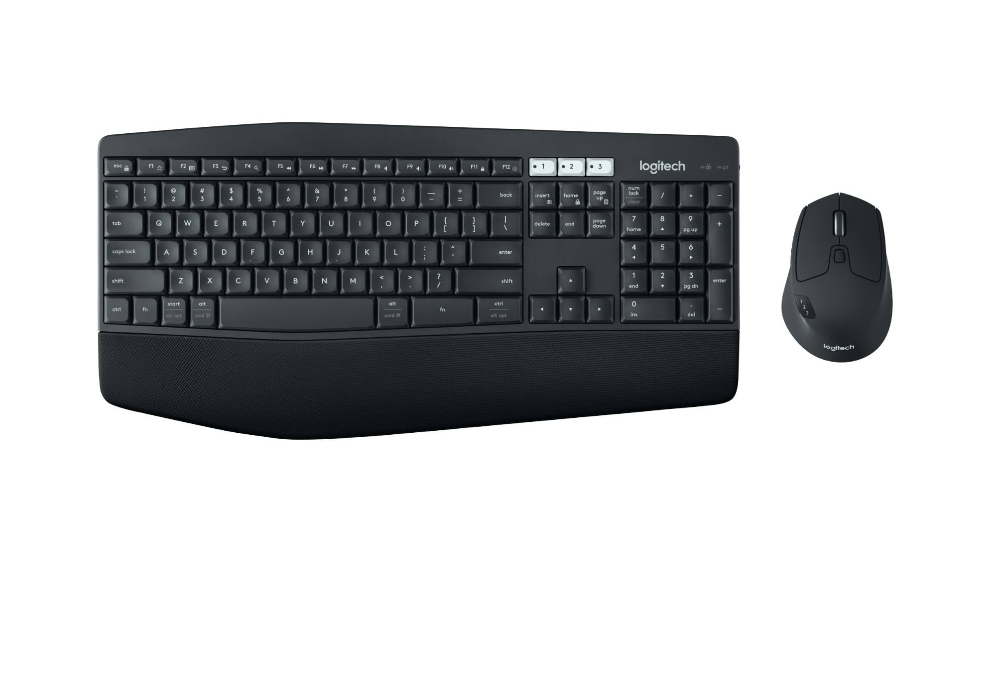 Logitech MK850 RF Wireless + Bluetooth QWERTY US International Black