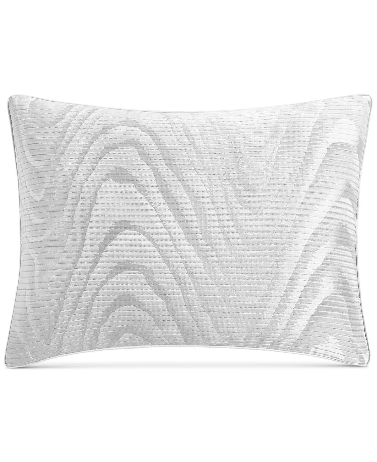 Closeout! Hotel Collection Moire King Sham, Created for Macy&s - White