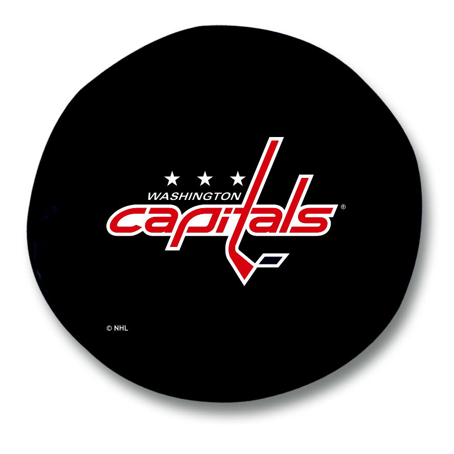 Washington Capitals HBS Black Vinyl Fitted Spare Car Tire Cover (37x22 x 12.5x22)