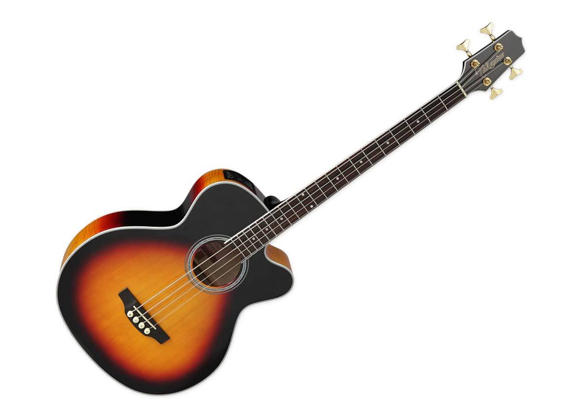 Takamine GB72CE Jumbo Acoustic Electric Bass - Sunburst