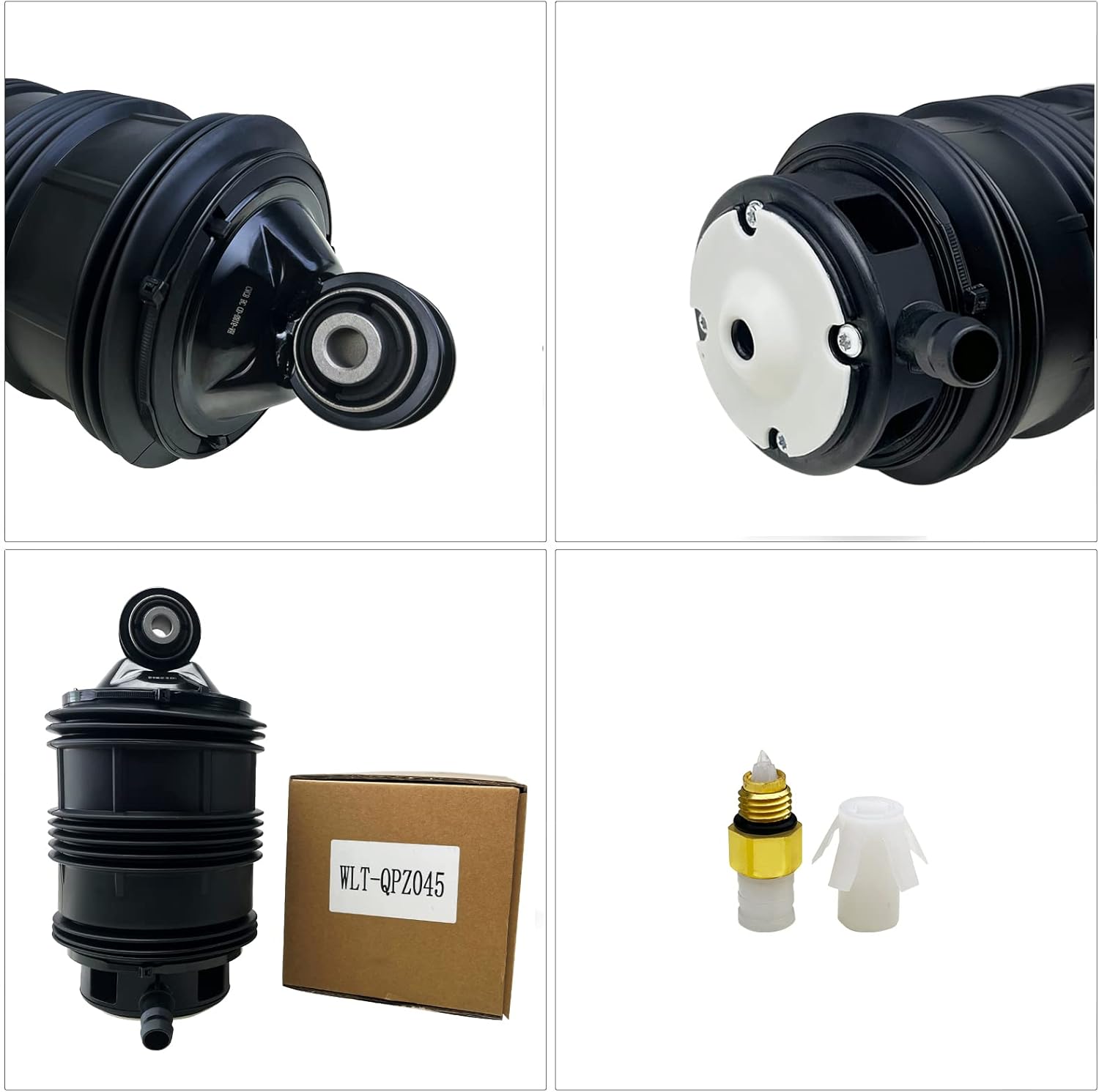 VIGOR Rear Right Air Spring, Compatible with Mercedes Benz CLS500 E300 E350 E550 E55 AMG Air Suspension, OEM Replace Part Number 2113200825, 211320082580