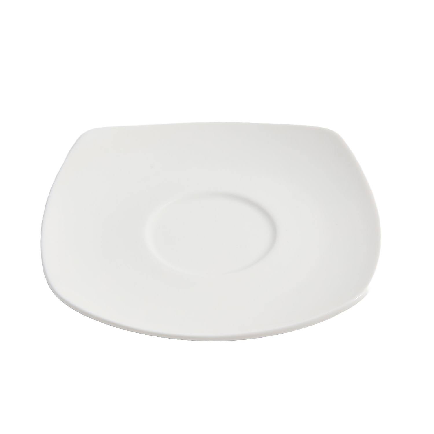 Yanco Pride Land, Saucer, 5 1/2 inch, Porcelain, White,Pack of 36