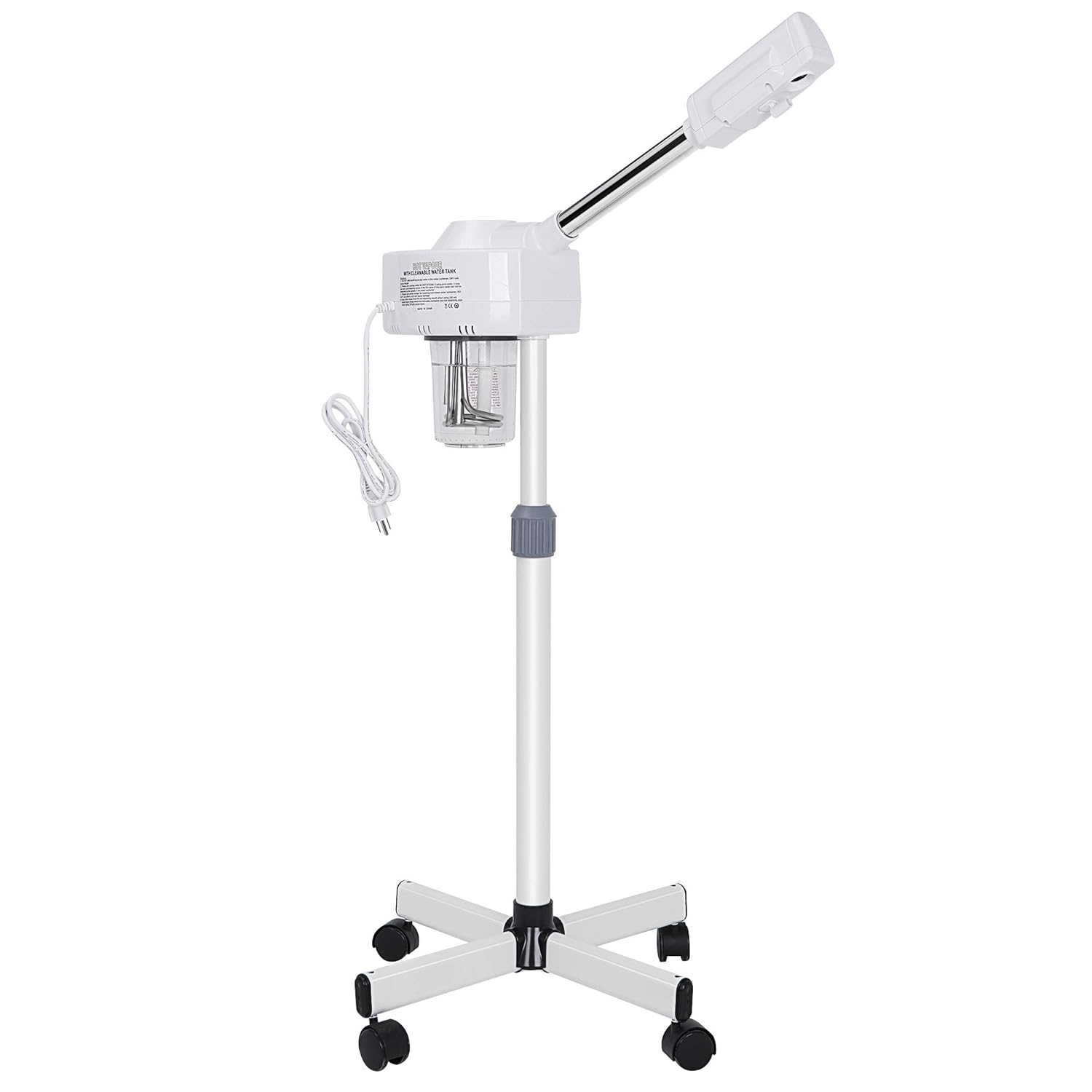 Facial Steamer On Wheels For Personal Home Salon Spa Skin Cleaning