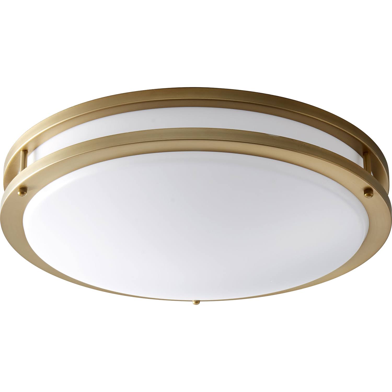 Oxygen Oracle 2-LT LED Ceiling Mount - Aged Brass - 3-620-40