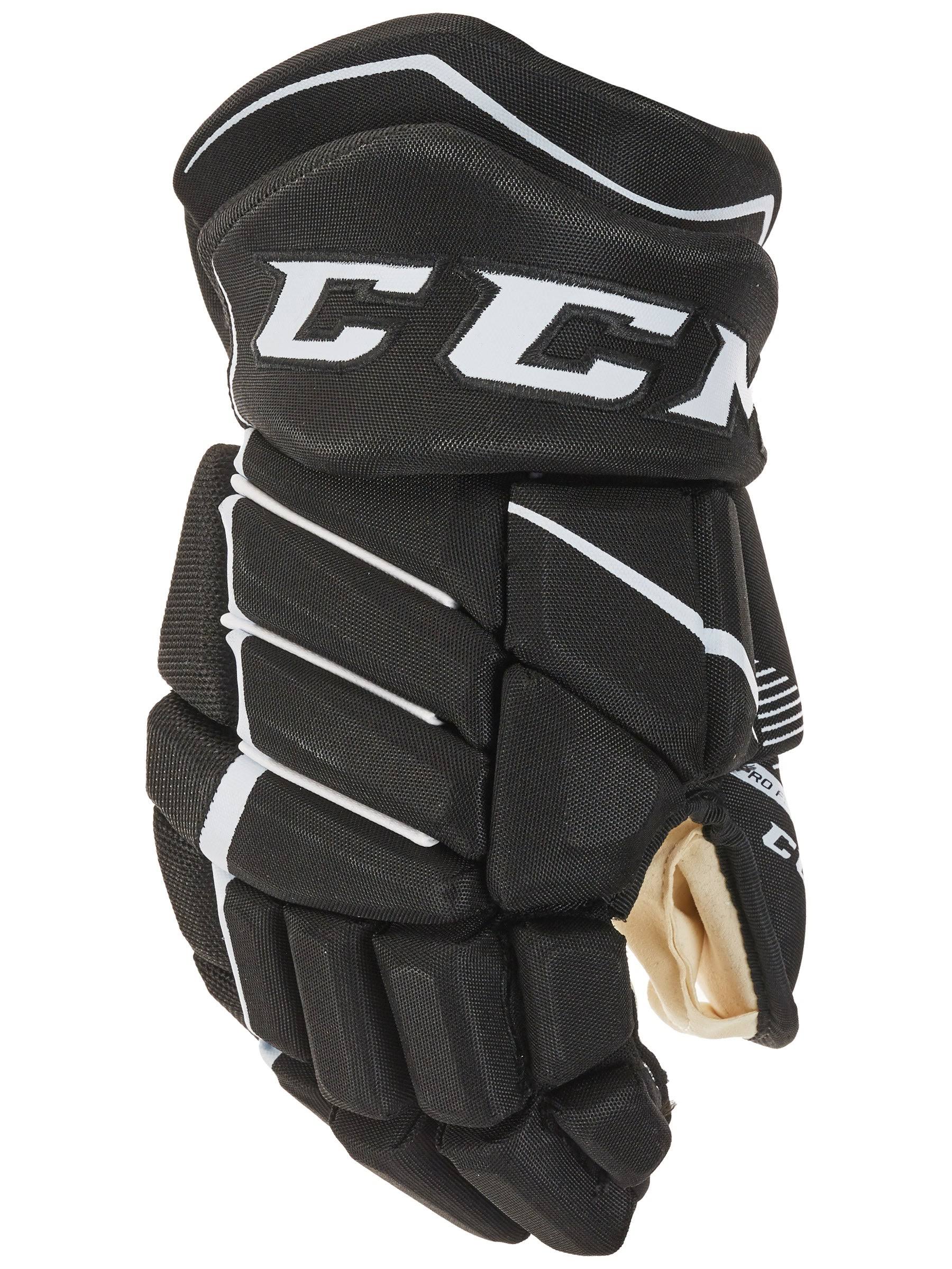 CCM Jetspeed FT370 Hockey Gloves - Senior - Black/White - 15.0x22