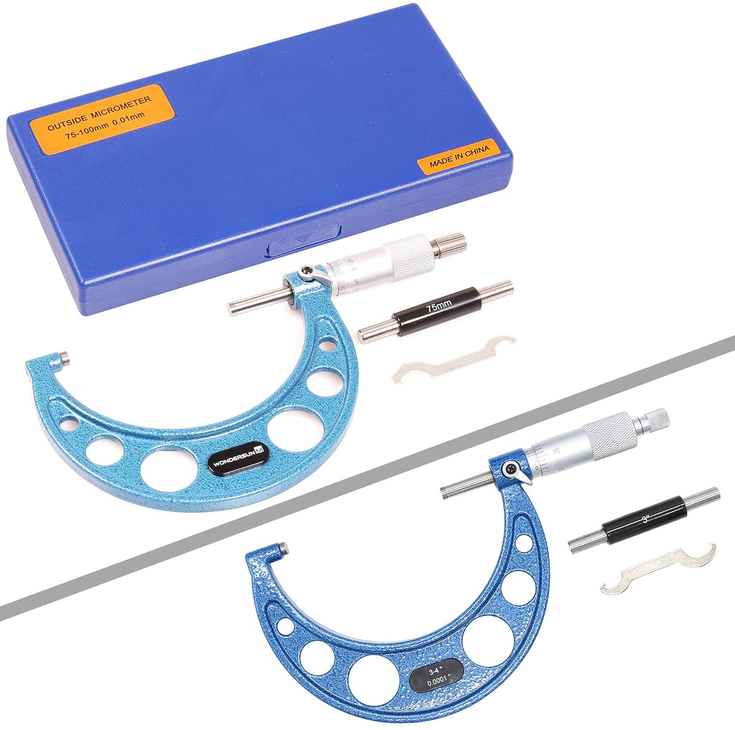 Professional Premium Outside Micrometer Precision Machinist Tool 3-4