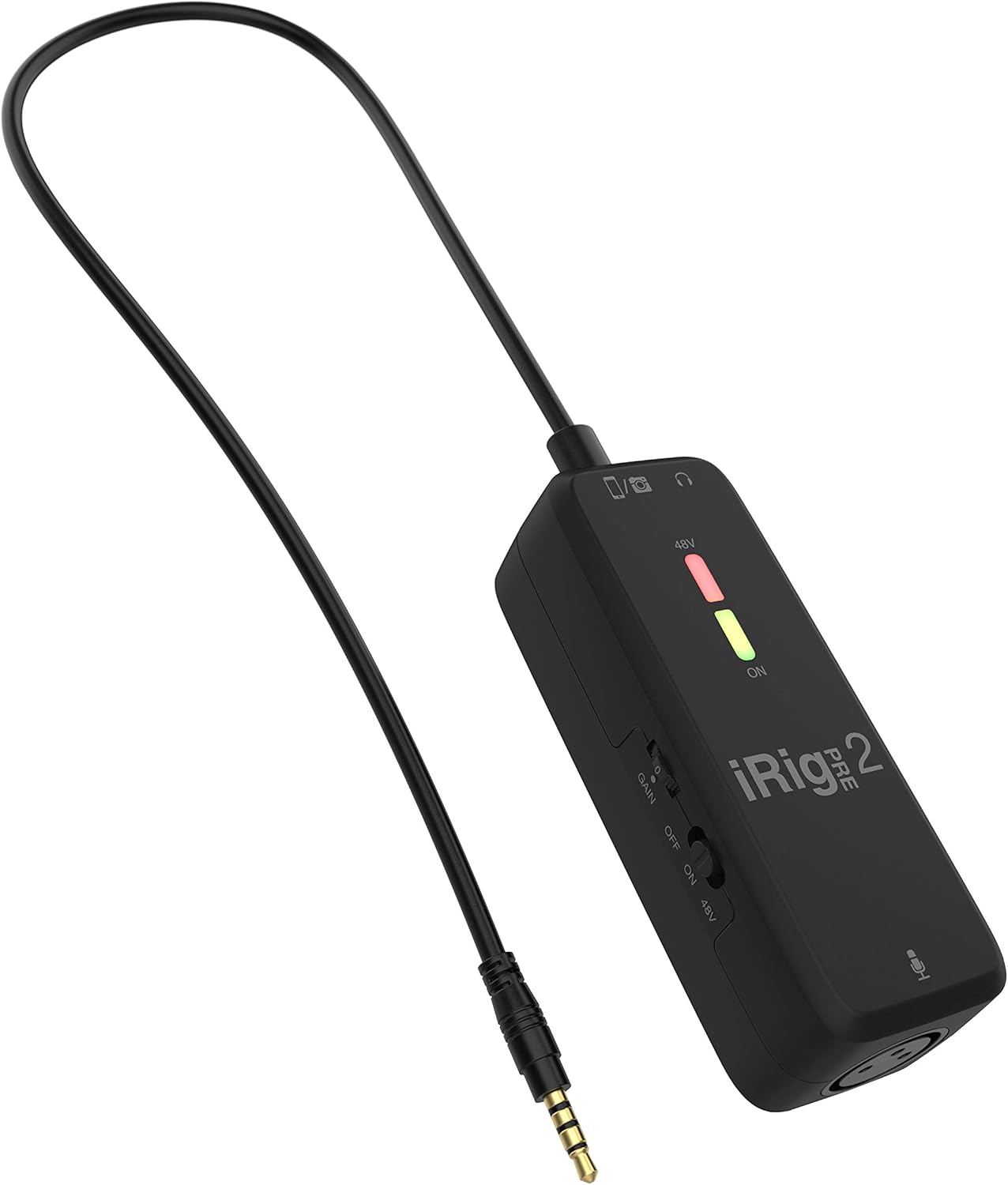 IK Multimedia iRig Pre 2 Microphone preamp for smartphones, tablets and video cameras Pack of 2