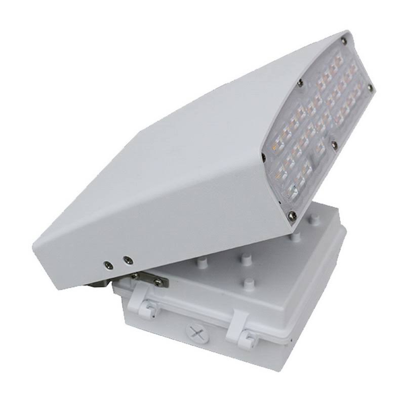 Westgate LWA-50WW-WH 50 Watts LED Cutoff Adjustable Wall Pack 3000K