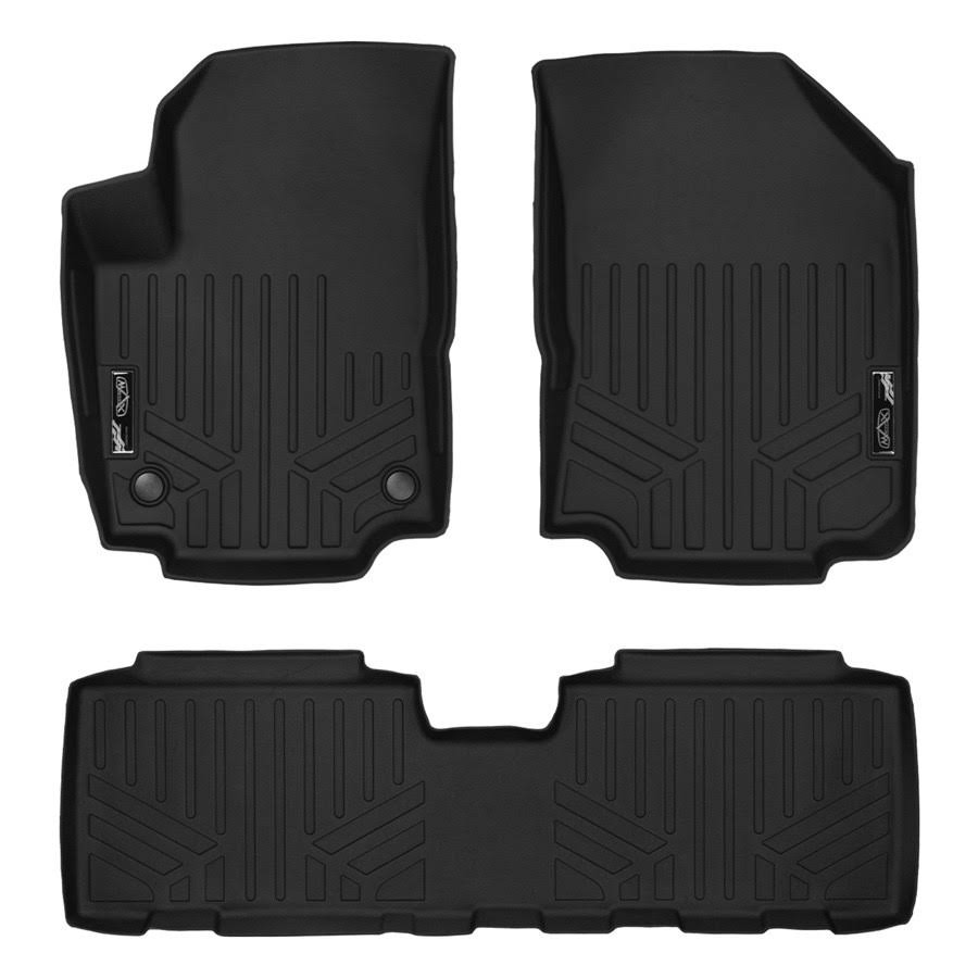 Maxliner A0310/B0310 Maxfloormat 1st u0026 2nd Row Black Floor Liner Set