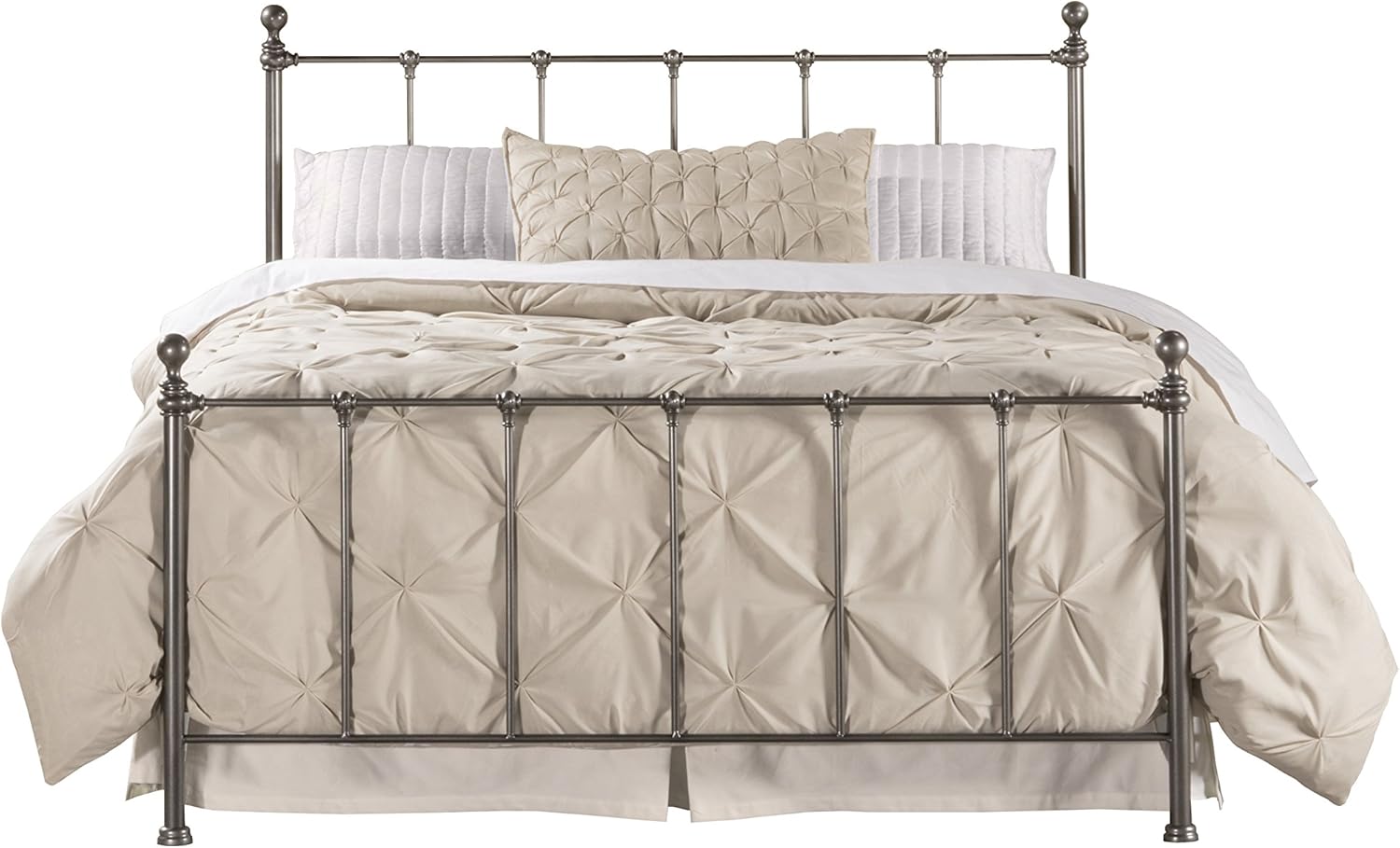 Hillsdale Furniture Queen Bed, Black Steel