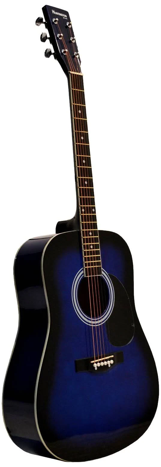 Huntington Dreadnaught Acoustic Guitar, Blue Burst - GA41-BLS