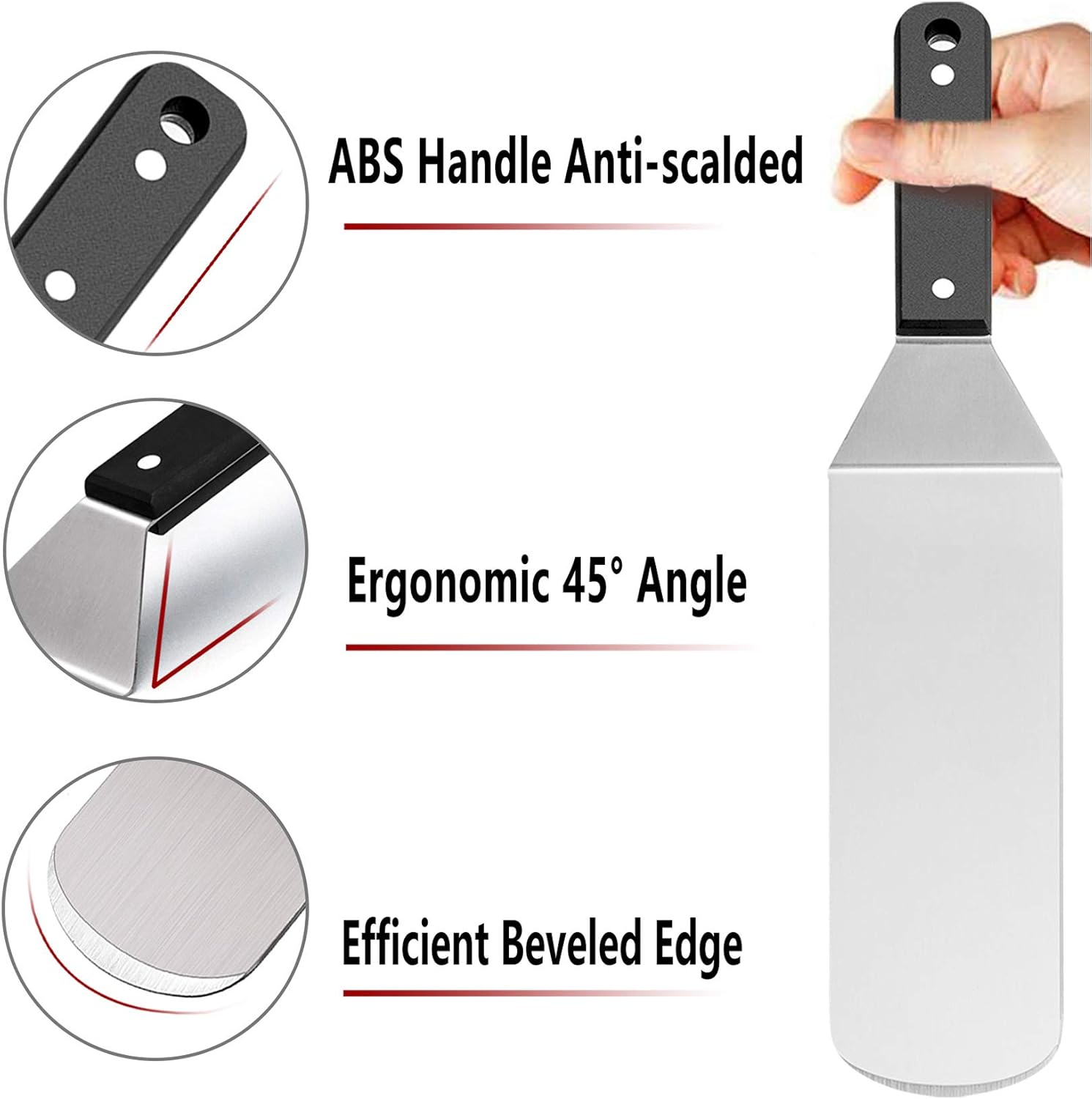 Leonyo Griddle Accessories 22 PCS, Heavy Duty Stainless Steel Grill Griddle Metal Spatula for Cast Iron Flat Top Teppanyaki Hibachi Burger Cooking, Carry Bag, Chef Gift, Melting Dome, Dishwasher Safe