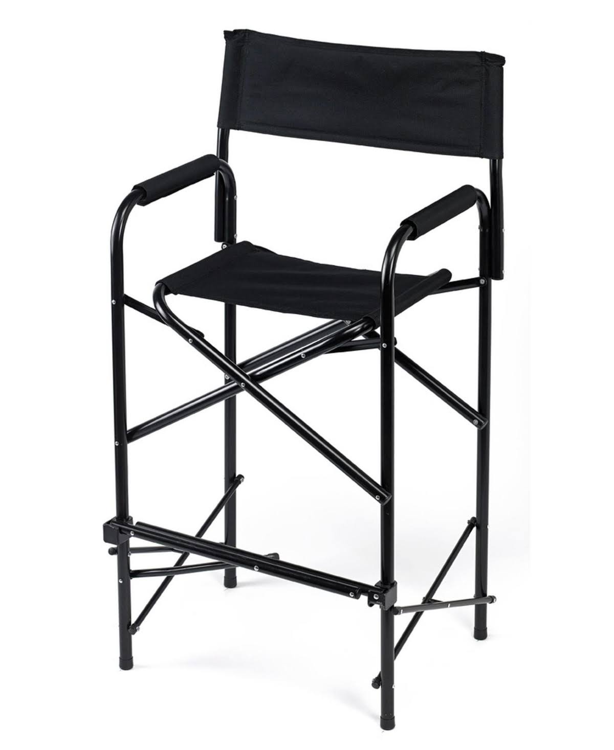 E-Z Up Directors Chair, Tall Black