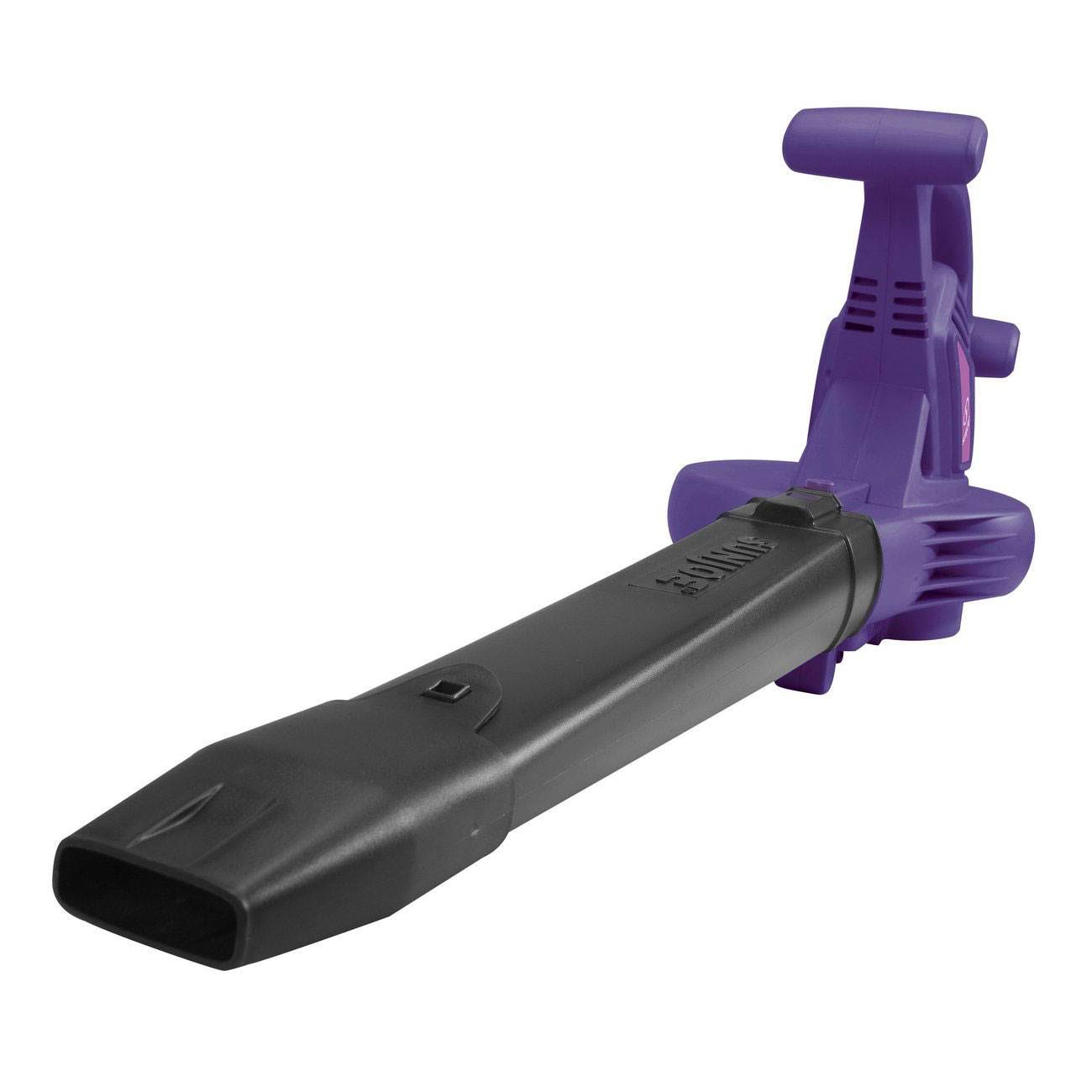 Sun Joe Sbj606e-ga-prp-rm 4-in-1 Electric Blower | 250 MPH | 14 Amp | Vacuum | Mulcher | Gutter Cleaner | Purple (Certified Refu